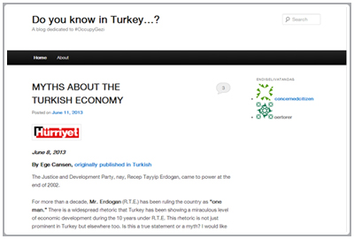 Do you know in Turkey…?