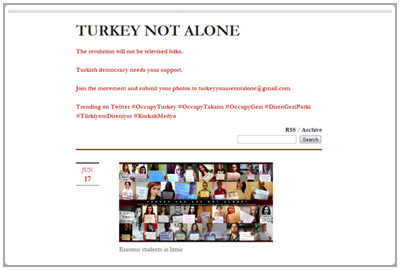 Turkey not Alone (Türkiye Yalnız Değildir)